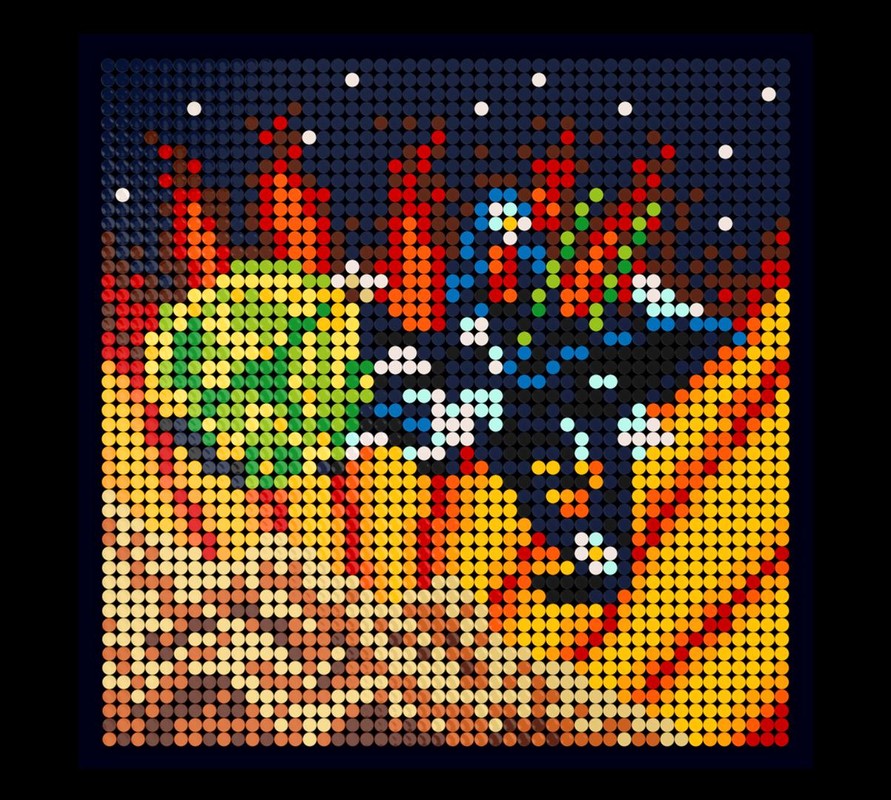 Lego Blacktron II Allied Avenger Mosaic