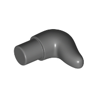 Lego Animal Body Part, Horn (Cattle) / Dark Bluish Gray
