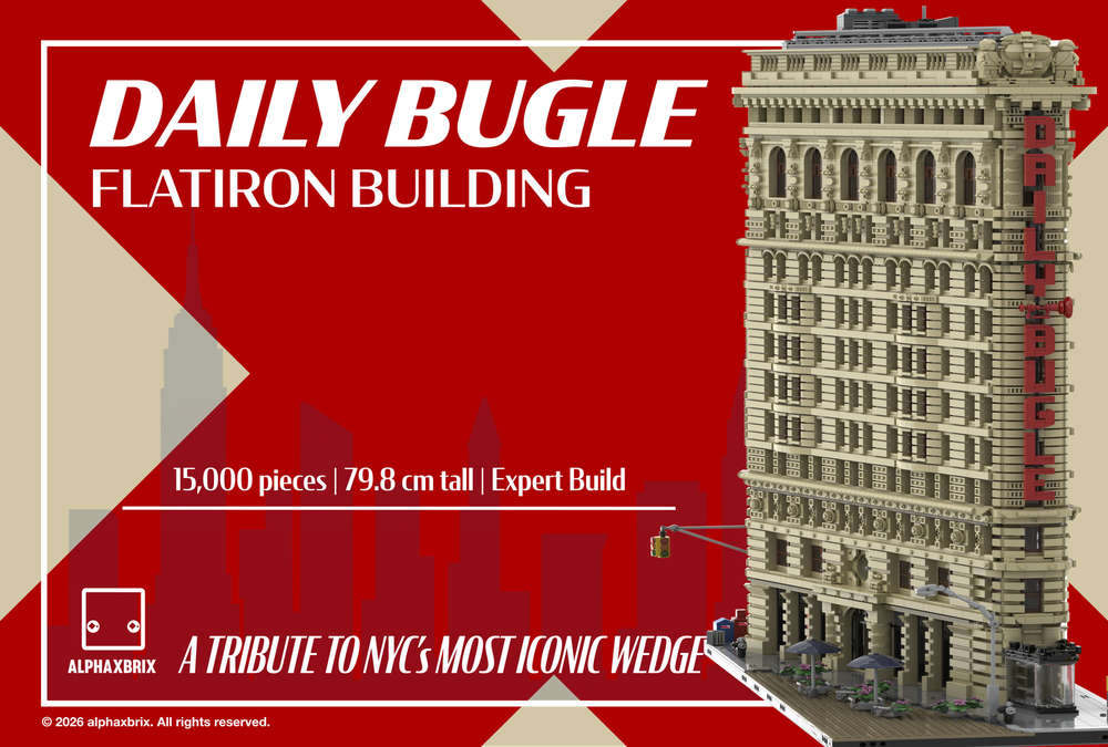 Lego Flatiron Building (Daily Bugle)