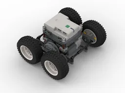 RC 4 wheel Short Skid Steer Chassis