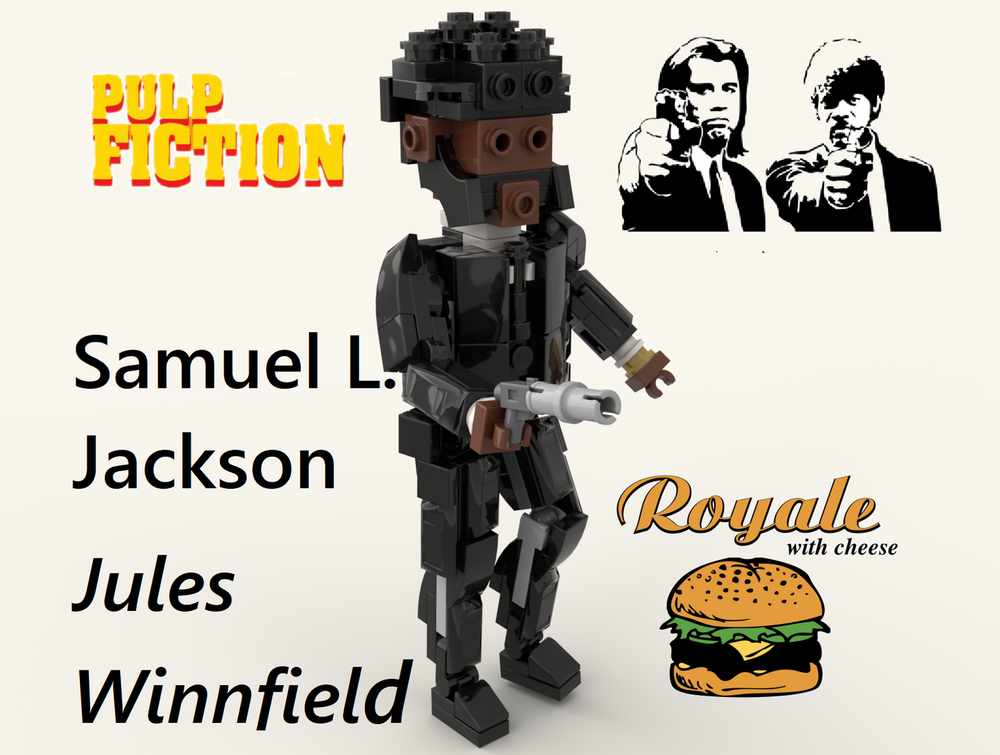Lego Samuel L. Jackson - Pulp fiction - Jules Winnfield