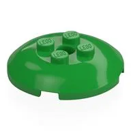 Dish 4 x 4 with 4 Studs / Bright Green