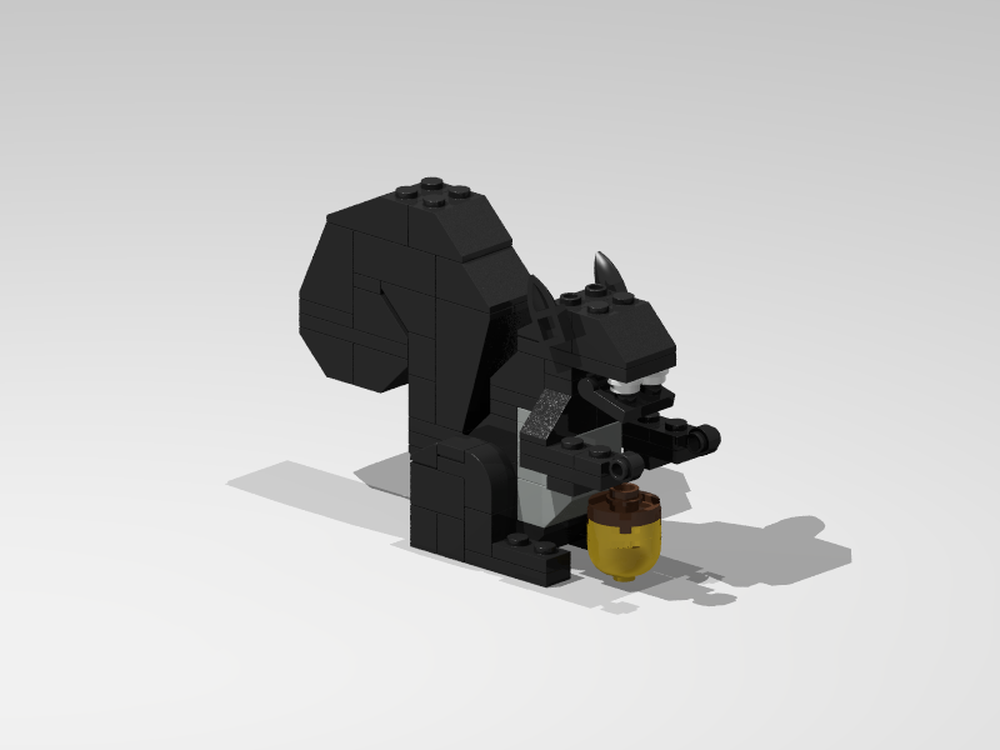 Lego Black Squirrel