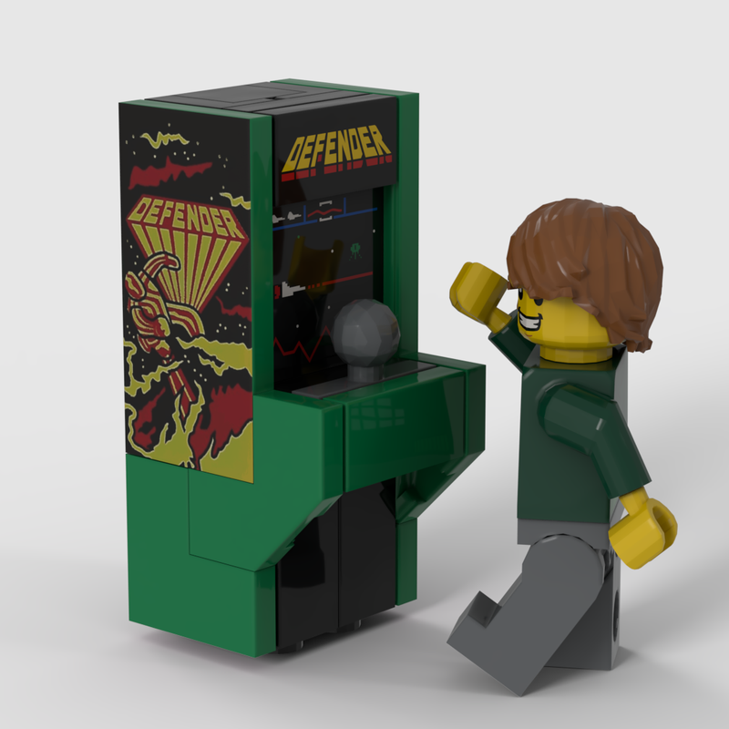 Lego Arcade "Defender" upright cabinet