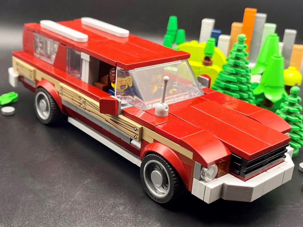 Lego Underdog Matador Wagon - Dark Red