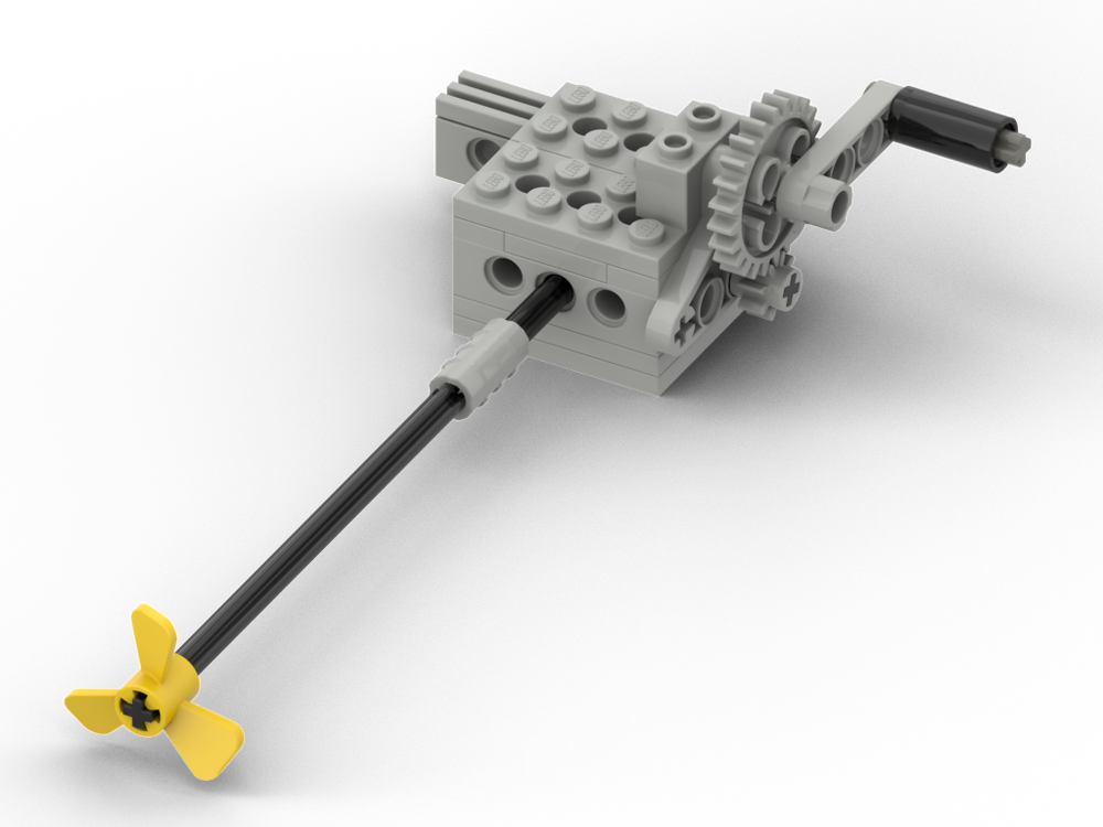 Lego Hot Drinks Mechanical Stirrer (keychain)