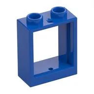 Window 1 x 2 x 2 Flat Front / Blue