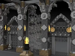 Portcullis and Fire Cauldron