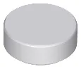 Tile Round 1 x 1 / Light Bluish Gray