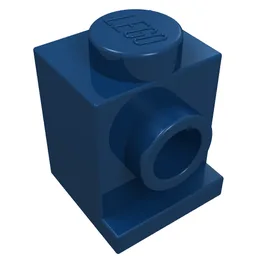 Brick Special 1 x 1 with Headlight / Dark Blue