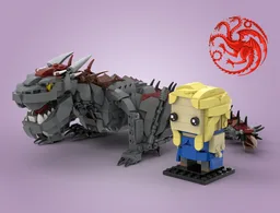 Daenerys + Drogon (Game of Thrones)