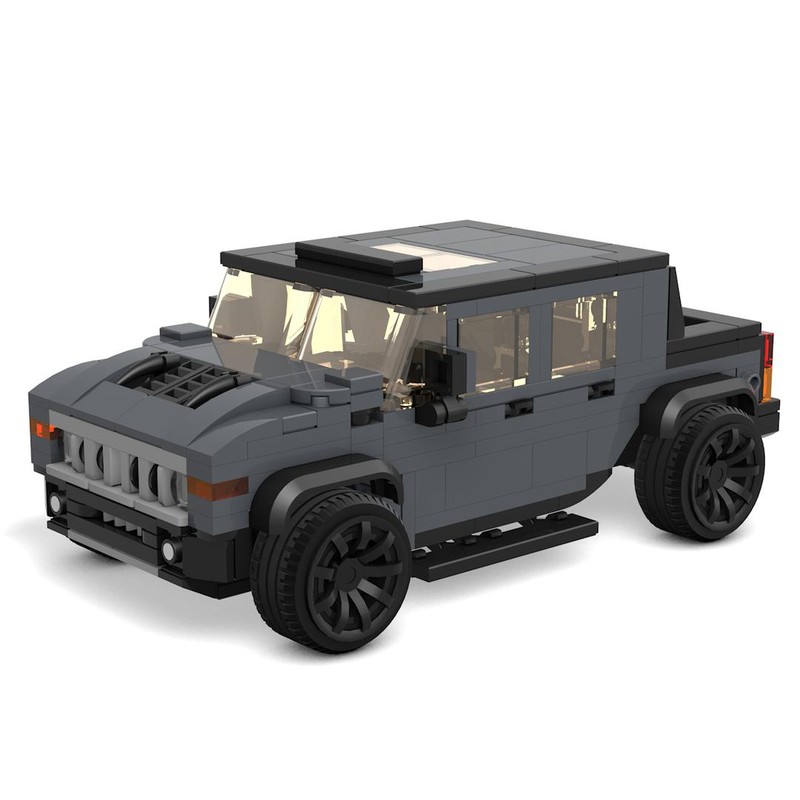 Lego Hummer H2 SUT in 8 stud wide Speed Champions Style
