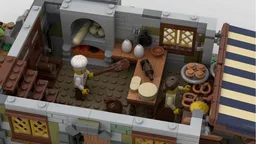 Medieval Bakery based on 21325 Medieval Blacksmith