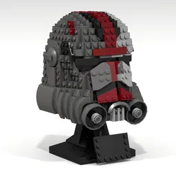 Hunter helmet bust