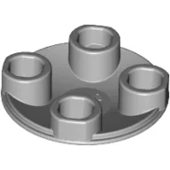 Plate Round 2 x 2 with Rounded Bottom with VW Volkswagen Symbol Print