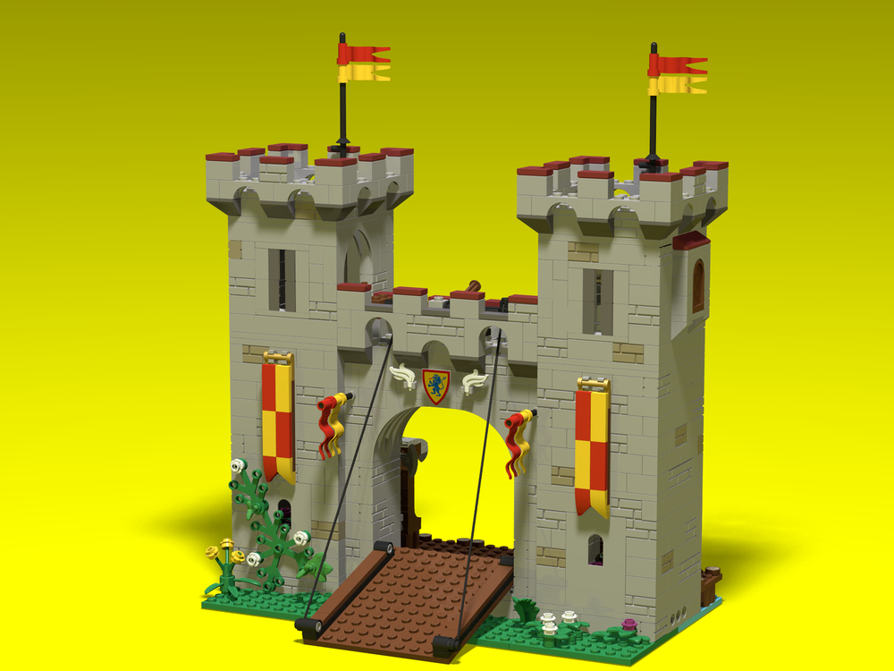 Lego The Fortified Entrance of the Medieval Seaside Market