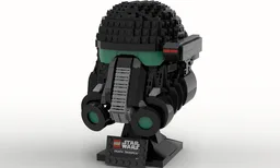 DeathTrooper Helmet – SW Lego Helmet Collection style
