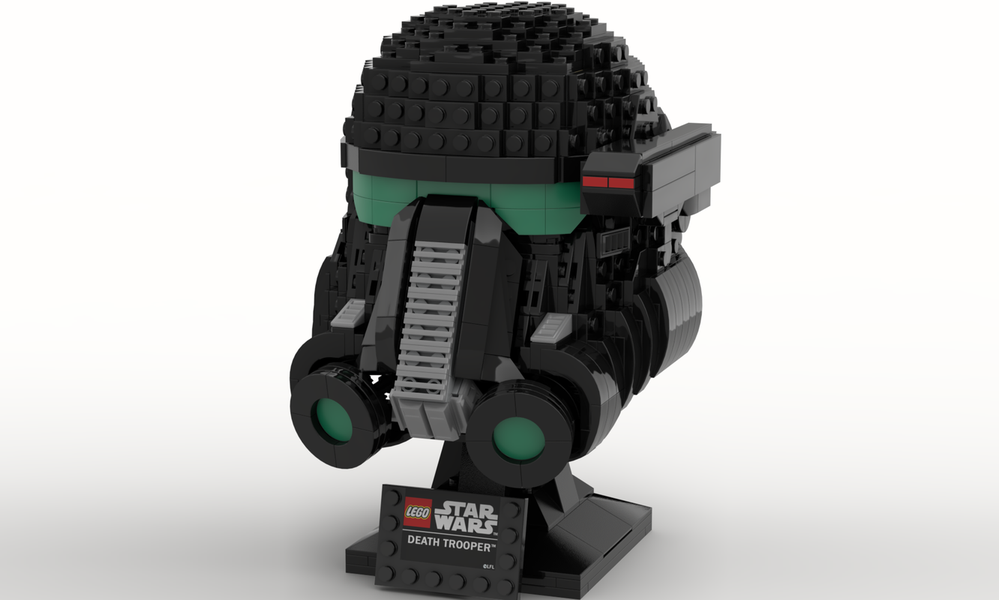 Lego DeathTrooper Helmet – SW Lego Helmet Collection style