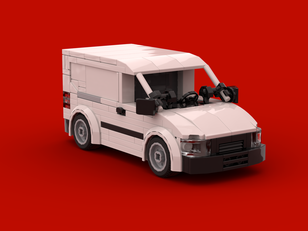 Lego Volkswagen caddy, 6 studs-wide