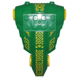Large Figure Torso with Rascus Print (Series 1) / Green