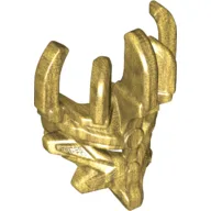 Large Figure Mask of Creation / Pearl Gold