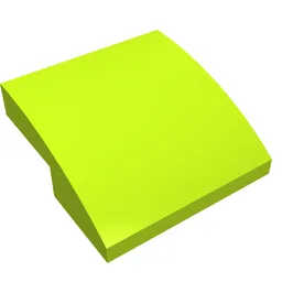 Brick Curved 2 x 2 x 2/3 / Lime