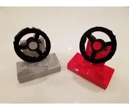 Upscaled steering wheel