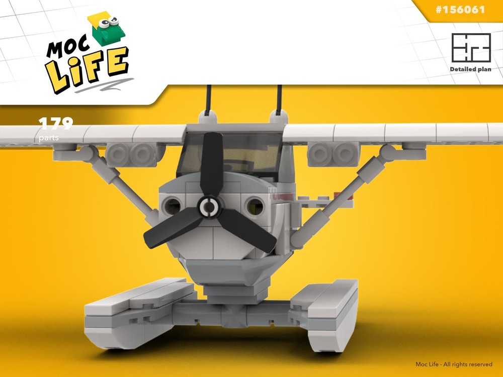 Lego Cessna 172 float