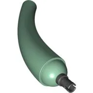 Animal / Creature Body Part, Tail / Neck, Base Section with Black Pin / Sand Green