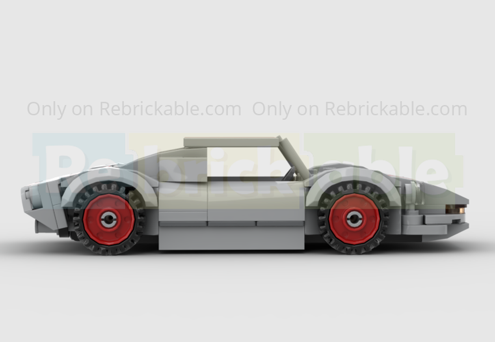Lego Porsche 904 in 8-Wide Speed Champions Scale
