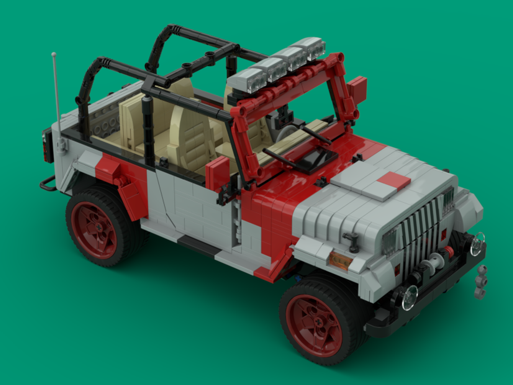 Lego Jurassic Jeep