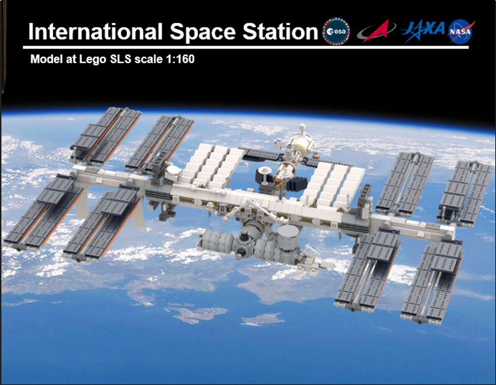 Lego International Space Station 1:160