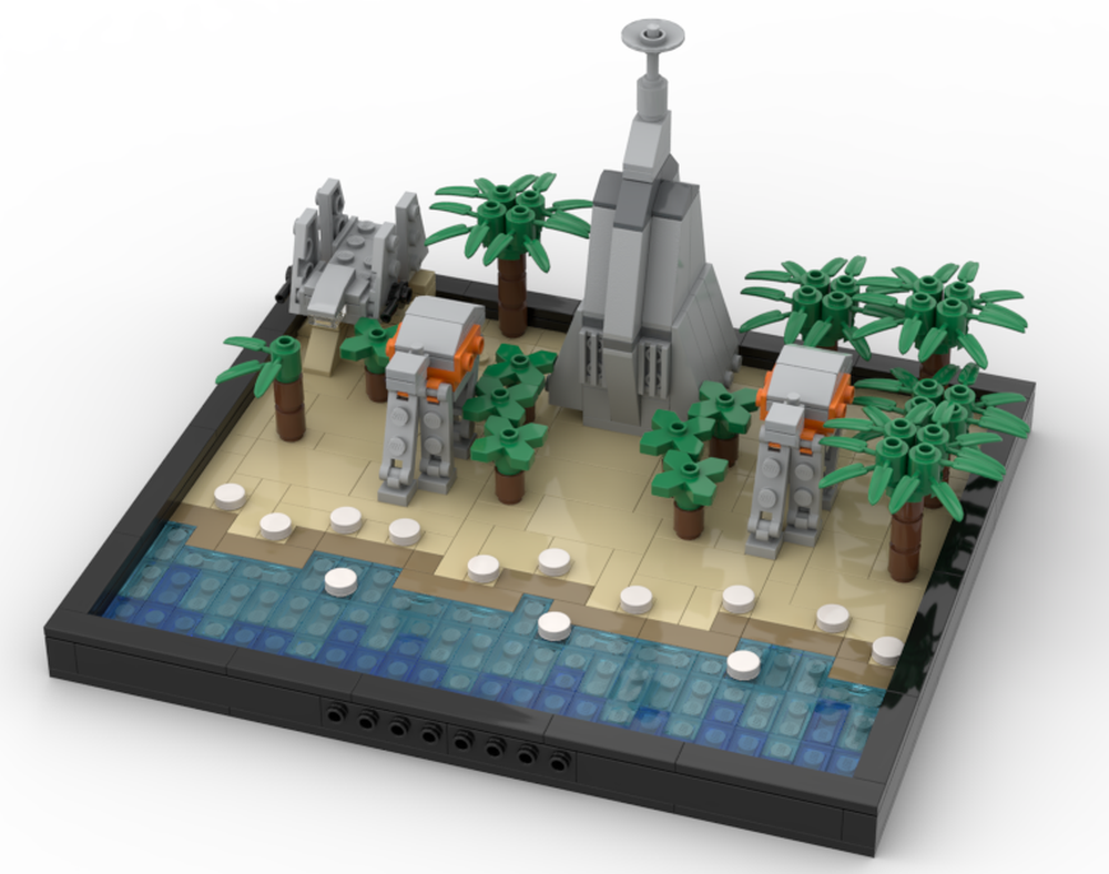 Lego Micro Scarif Battle
