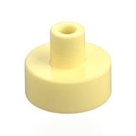 Lego Tile Special Round 1 x 1 with Hollow Bar / Bright Light Yellow
