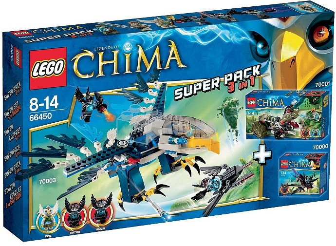 Lego Legends of Chima Super Pack 3 in 1