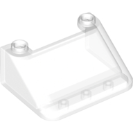 Lego Windscreen 3 x 4 x 1 1/3 Large Glass Surface / Trans-Clear