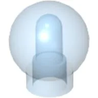 Decoration Ball / Orb / Sphere [Scala Finial] / Trans-Medium Blue