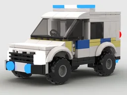 Lego 4x4 UK Police van
