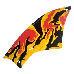 Wing, Left, Toruk, Red and Yellow Scales, Black Trim Print