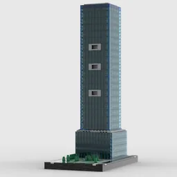55 Hudson Yards at 1/650th Scale