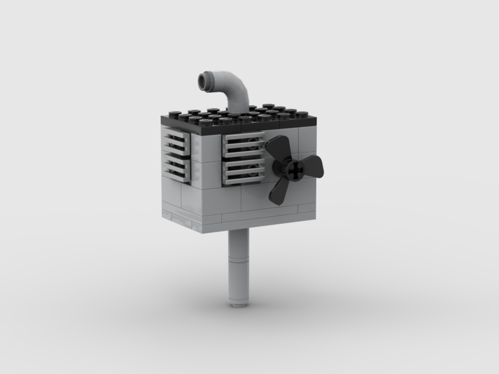 Lego Aircondition outdoor with pipes