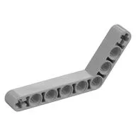 Technic Beam 1 x 9 Bent (6 - 4) Thick / Pearl Light Gray