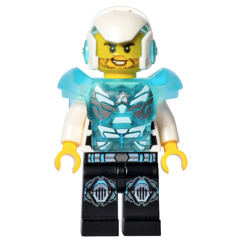 Lego Agent Jack Fury with Helmet and Shoulder Armor