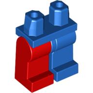 Lego Hips and Blue Left Leg, Red Right Leg / Blue