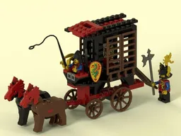 The Dragon Knights' prisoner carriage