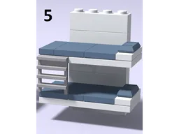 Modular living container -> beds