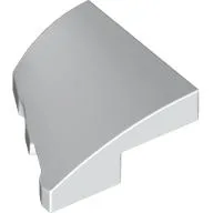 Brick Wedged, Curved 2 x 2 with Stud Notch Right / White