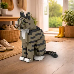 Brown Tabby Cat (Mackerel Tabby)