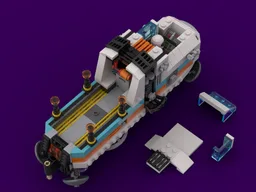 Futuristic Freight Train