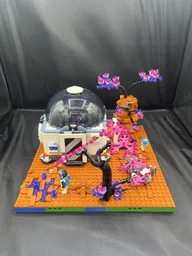 Display for set 60439 - Space Science Lab